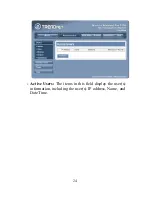 Предварительный просмотр 25 страницы TRENDnet TV-IP400 User Manual
