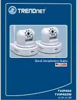 TRENDnet TV-IP422 Quick Installation Manual preview