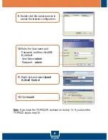 Preview for 8 page of TRENDnet TV-IP422 Quick Installation Manual