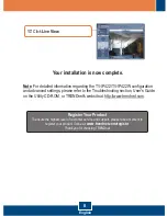 Preview for 10 page of TRENDnet TV-IP422 Quick Installation Manual