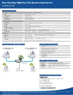 Preview for 3 page of TRENDnet TV-IP422 Specifications