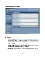 Предварительный просмотр 45 страницы TRENDnet TV-IP422 User Manual