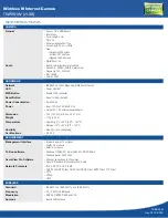 Preview for 4 page of TRENDnet TV-IP551W Specifications