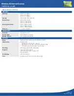 Preview for 5 page of TRENDnet TV-IP551W Specifications