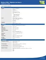 Preview for 4 page of TRENDnet TV-IP551WI Specifications