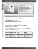 Preview for 3 page of TRENDnet TV-IP612P Quick Installation Manual