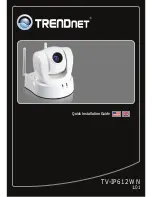 TRENDnet TV-IP612WN Quick Installation Manual preview