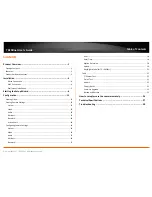 Preview for 2 page of TRENDnet TV-IP651W User Manual