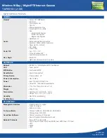 Preview for 4 page of TRENDnet TV-IP651WI Specifications