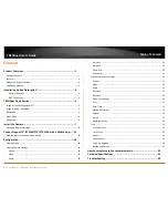 Preview for 2 page of TRENDnet TV-IP751WC User Manual