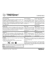 Preview for 9 page of TRENDnet TV-IP851WC Quick Installation Manual