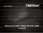 Предварительный просмотр 1 страницы TRENDnet TV-NVR408 User Manual