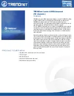 Preview for 1 page of TRENDnet TV-VMS016 Datasheet