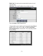 Preview for 72 page of TRENDnet TV-VS1 User Manual