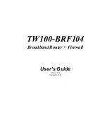 TRENDnet TW100-BRF104 User Manual preview