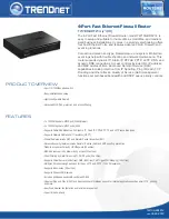 Preview for 1 page of TRENDnet TW100-BRF214 Specifications