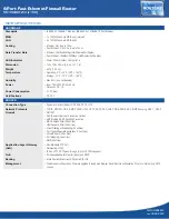 Preview for 2 page of TRENDnet TW100-BRF214 Specifications