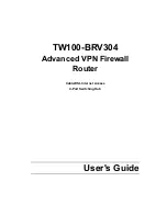 Preview for 1 page of TRENDnet TW100-BRV304 - Advanced VPN Firewall Router User Manual