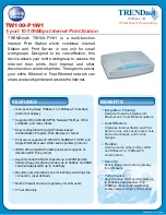 Preview for 1 page of TRENDnet TW100-P1W1 Specifications