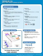 Preview for 2 page of TRENDnet TW100-W1CA Specifications