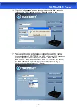 Preview for 21 page of TRENDnet WLAN ADSL2 plus Router User Manual