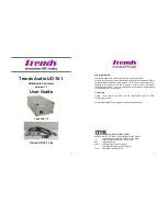 Trends Audio UD-10.1 User Manual предпросмотр