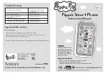 Preview for 1 page of Trends UK Pepa Pig Peppa's Smart Phone PP09 Instruction Manual