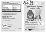 Preview for 1 page of Trends UK Peppa Pig Peppa's Phonic Alphabet Instruction Manual