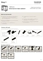 Предварительный просмотр 1 страницы Trendstyle 1000mm Assembly Instructions Manual