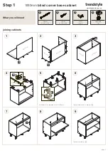 Предварительный просмотр 2 страницы Trendstyle 1000mm Assembly Instructions Manual