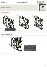 Preview for 3 page of Trendstyle 450mm pantry Instructions