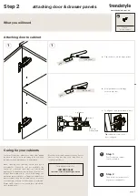 Preview for 5 page of Trendstyle 450mm pantry Instructions