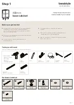 Preview for 1 page of Trendstyle base cabinet Quick Start Manual