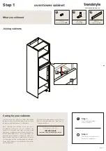 Предварительный просмотр 6 страницы Trendstyle Oven tower cabinet Assembly Instructions Manual