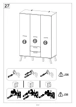 Preview for 37 page of Trendteam MATS Babyzimmer COLOR 613 Installation Instructions Manual