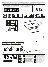 Preview for 1 page of Trendteam PIA BABY 1874-612-03 612 Installation Instructions Manual