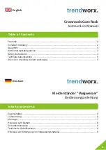 Preview for 1 page of Trendworx Crossroads Instruction Manual