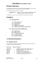 Preview for 2 page of TRENT CaterSense-02 Installation And Commissioning Instructions