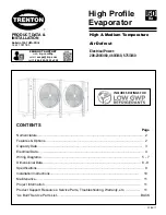 Preview for 1 page of Trenton THP073HA Installation Instructions Manual