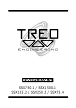 Treo Engineering SSX125.2 Owner'S Manual preview