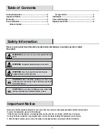 Preview for 2 page of Tresanti 30BV0725-O127 Use And Care Manual