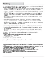 Preview for 3 page of Tresanti 30BV0725-O127 Use And Care Manual