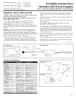 Tresco KVF-12030-TDW Installation Instructions preview