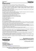 Preview for 36 page of tresnar TDS-225/750T Instruction Manual