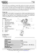 Предварительный просмотр 7 страницы tresnar TEM-1800 Instruction Manual