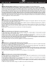 Preview for 10 page of Trevi AVX 570 S2 Instruction Manual