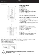 Предварительный просмотр 12 страницы Trevi AVX 575 BT Instruction Manual