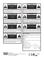 Preview for 8 page of Trevi AVX 585 KB Instruction Manual