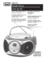 Trevi CD 512 User Manual preview