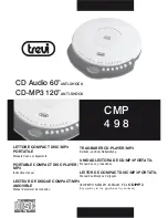 Trevi CMP 498 Instruction Manual preview